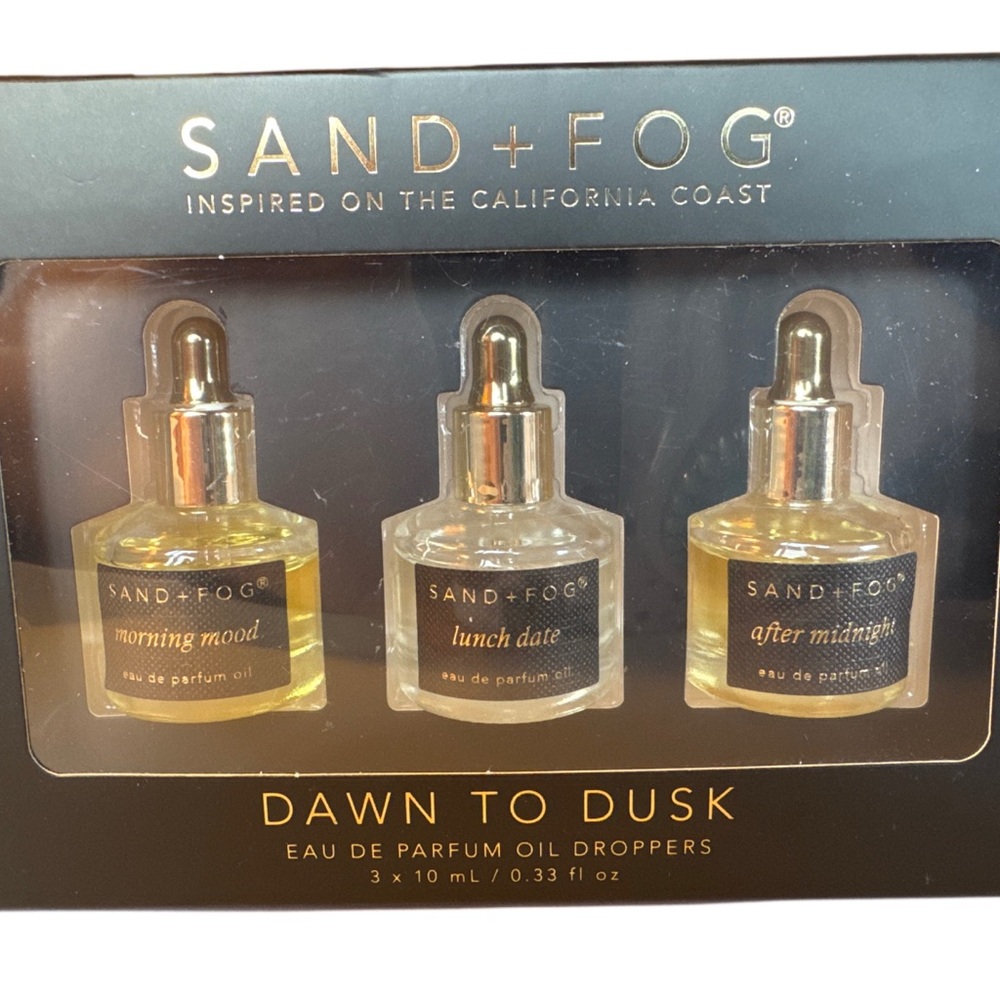 SAND + FOG Dawn to Dusk Eau de Parfum Oil Droppers Set